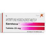 アミトリプチリン塩酸（トリプタノールジェネリック）, サロテナ Sarotena　25mg 錠 (Lundbeck)